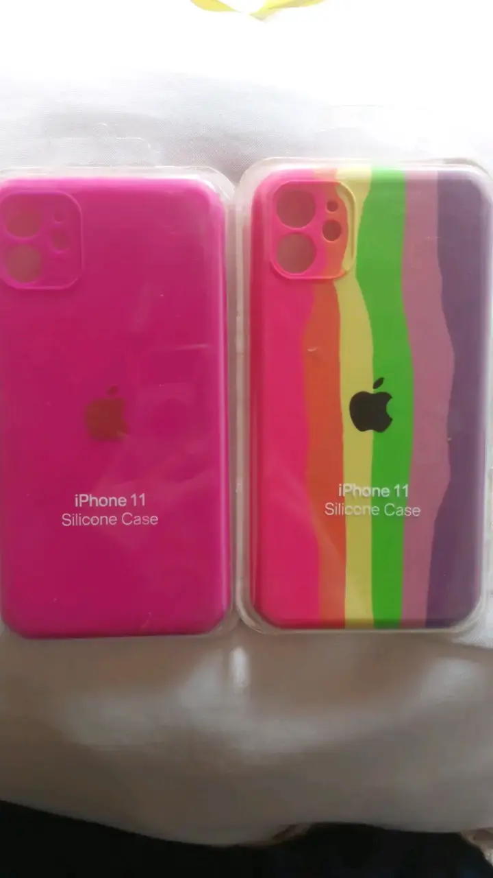 Fundas de silicona para iPhone 11