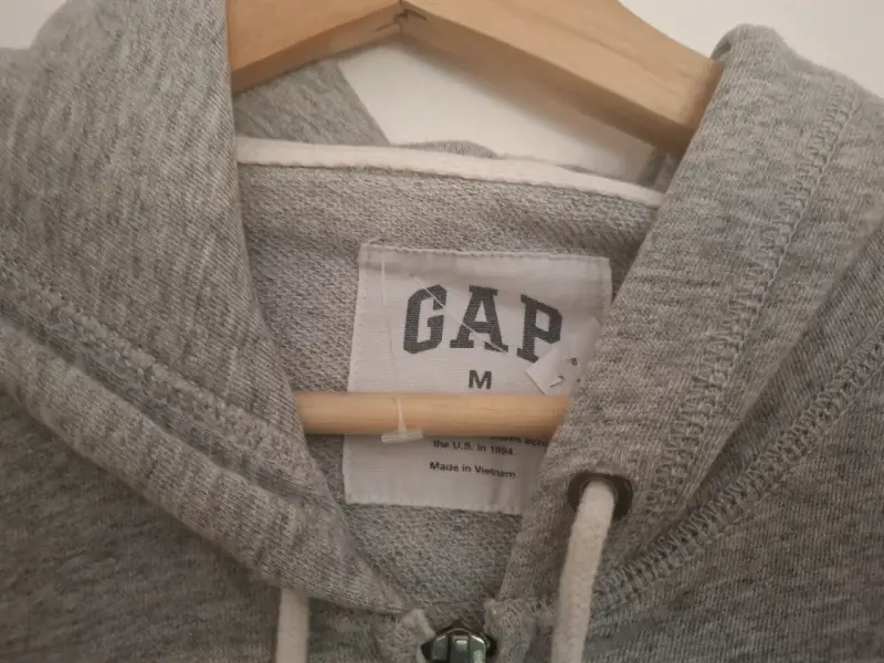 Polerón con capucha gris GAP para hombre - 4
