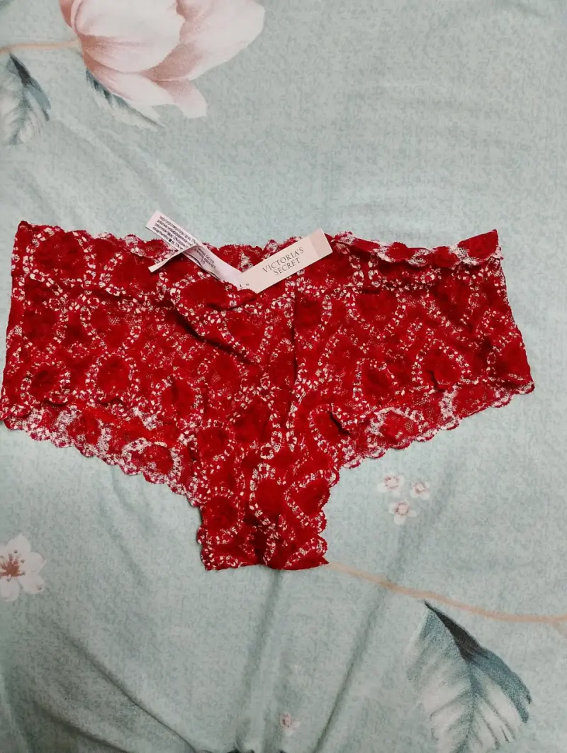 Conjunto de calzones de encaje y algodón PINK - 2