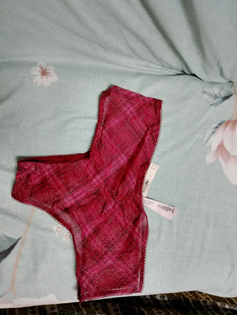 Conjunto de calzones de encaje y algodón PINK - 3