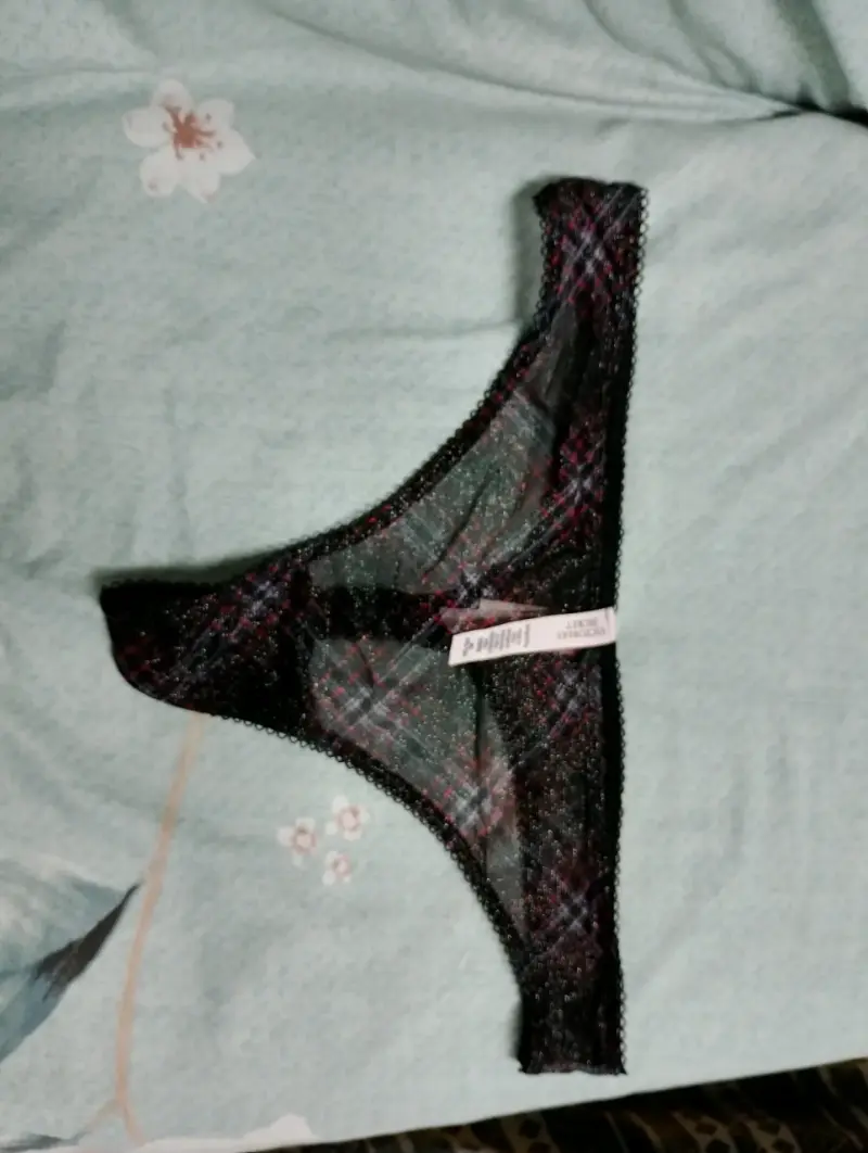 Conjunto de calzones de encaje y algodón PINK - 5