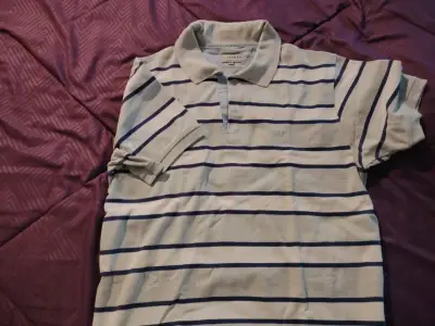 Polera Polo a Rayas Potros Talla L - miniatura 1