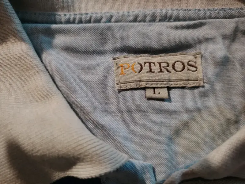 Polera Polo a Rayas Potros Talla L - 3