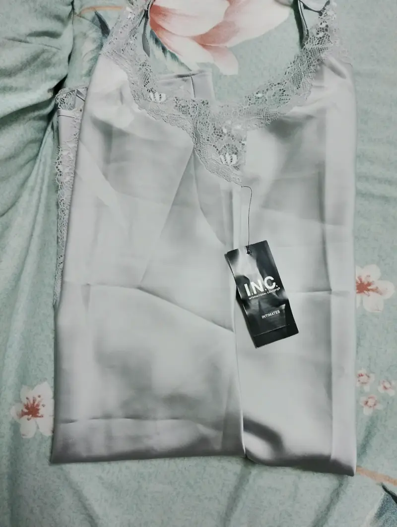 Conjunto de lencería de encaje y bikini estampado - 1