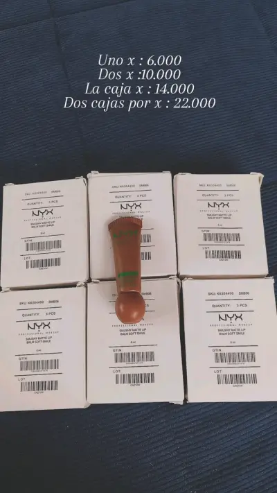 Bálsamo Labial Mate NYX Smushy Soft Smile - miniatura 1