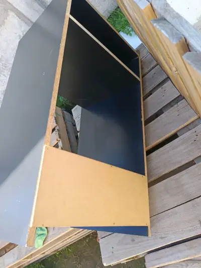 Mesa de centro negra moderna - miniatura 5