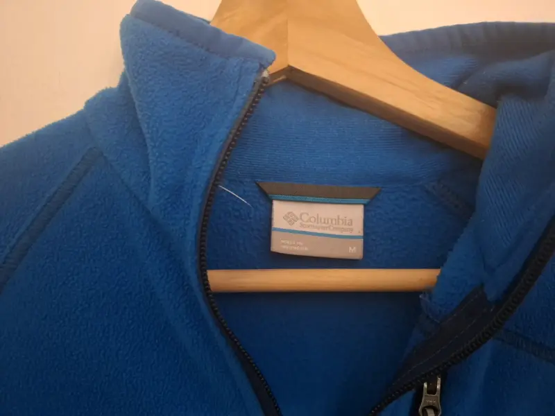 Chaqueta polar azul Columbia para hombre - 3