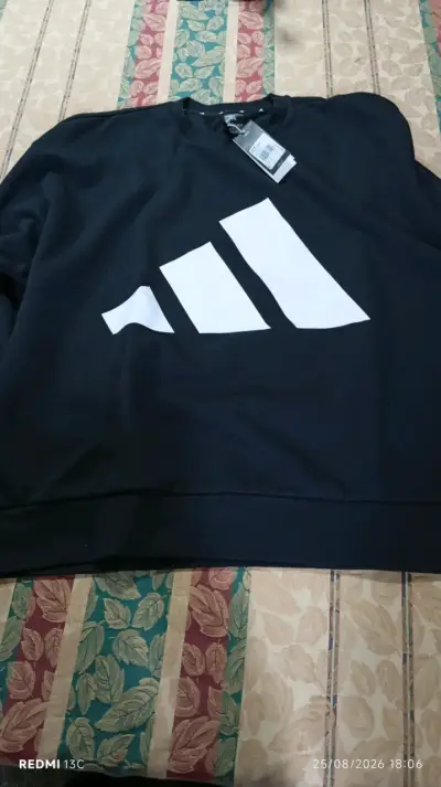 Polerón negro con logo grande talla XXL - miniatura 1
