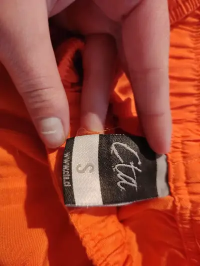 Pantalones naranjas de trabajo con bolsillos - miniatura 3