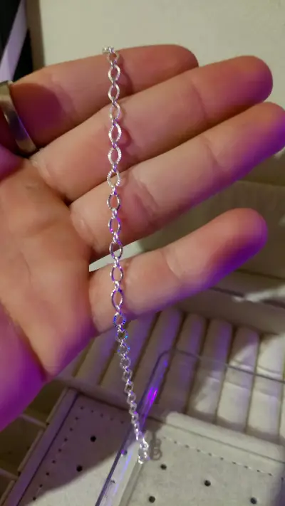 Pulsera de plata elegante para hombre ley 925 - miniatura 1