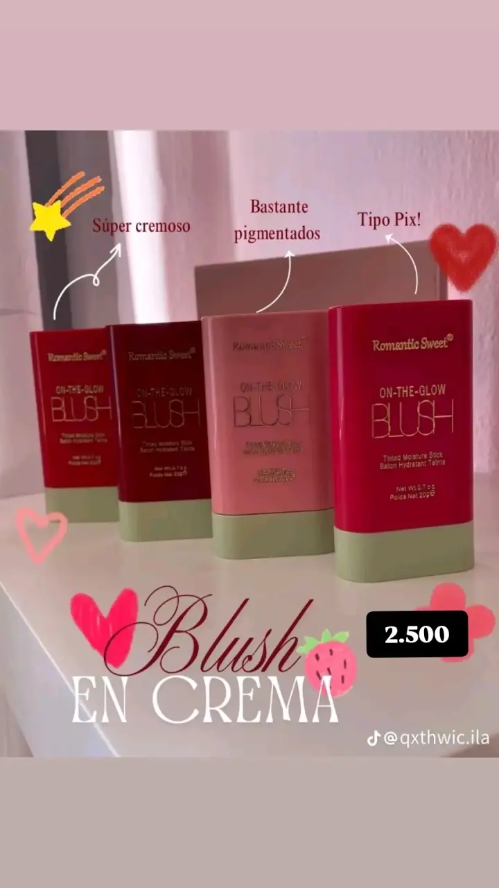 Blush en crema Romantic Sweet pigmentado