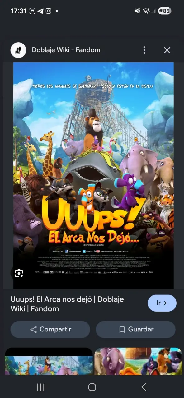 Ups el arca nos dejo