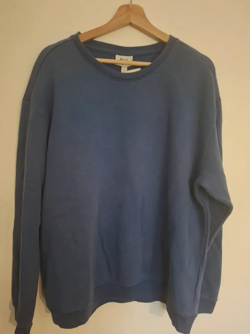 Polerón azul unisex H&M talla L - 3