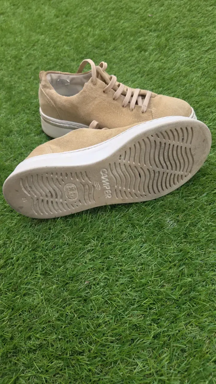 Zapatillas casuales beige Camper para mujer - 4