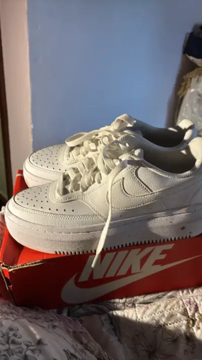Zapatillas deportivas blancas Nike Air Force 1 - miniatura 2