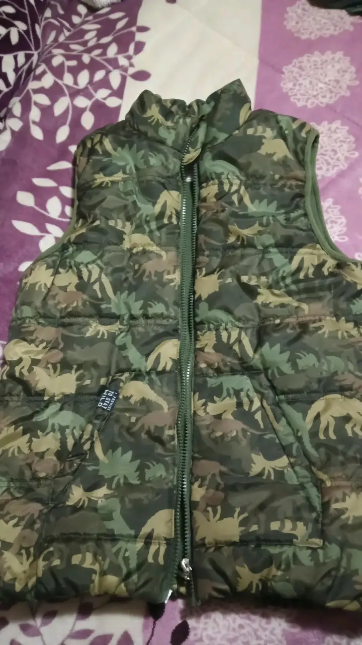 Chaqueta sin mangas camuflado para niño - 1