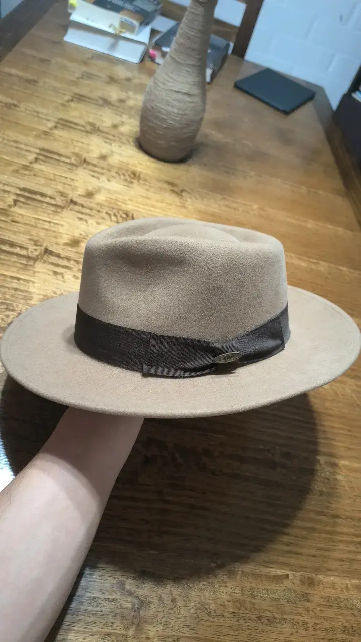 🎩 SOMBRERO MORALES FEDORA – 100% LANA | COMO NUEVO - 3