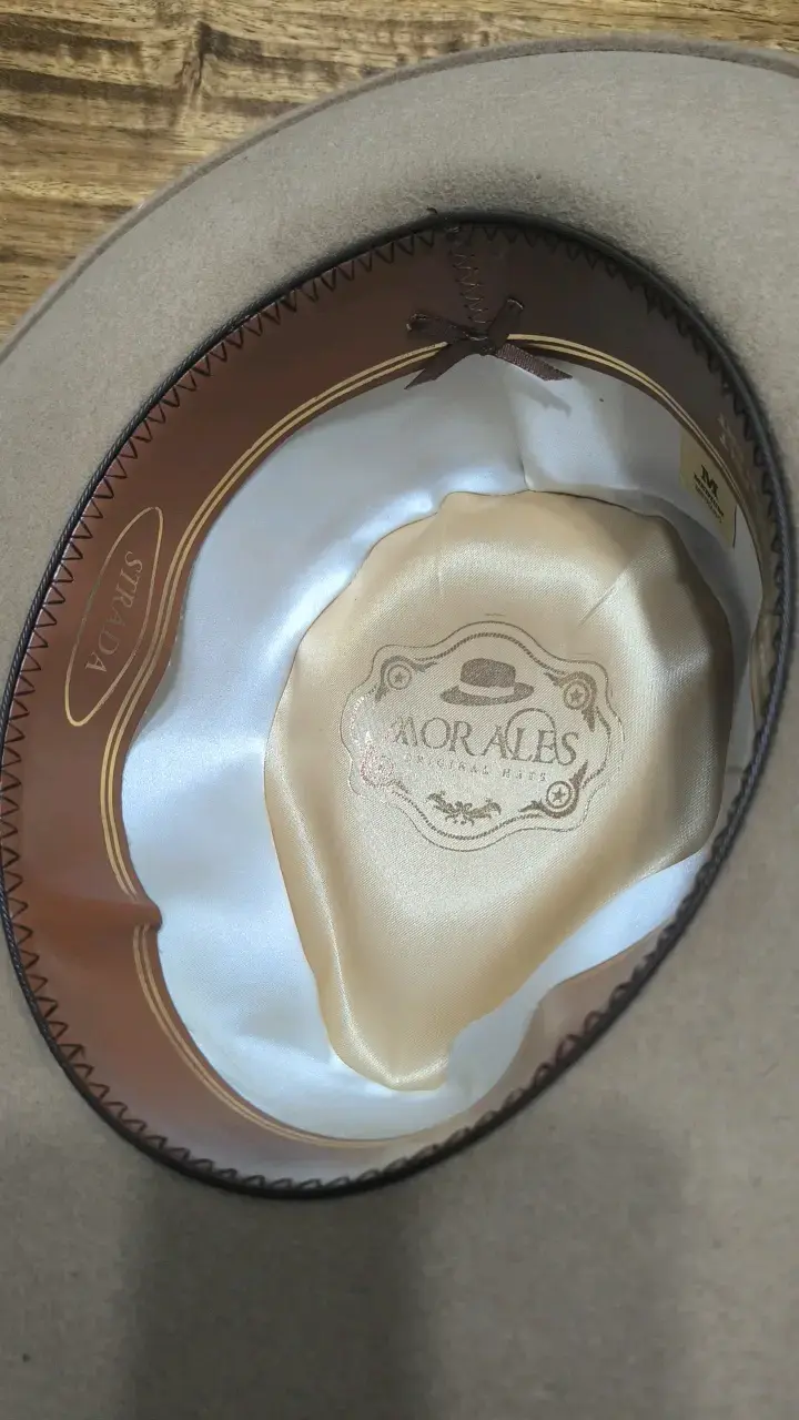 🎩 SOMBRERO MORALES FEDORA – 100% LANA | COMO NUEVO - 6