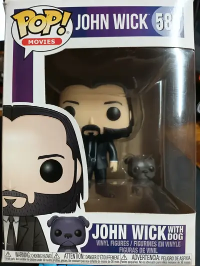 Figura Funko Pop John Wick con Perro - miniatura 1