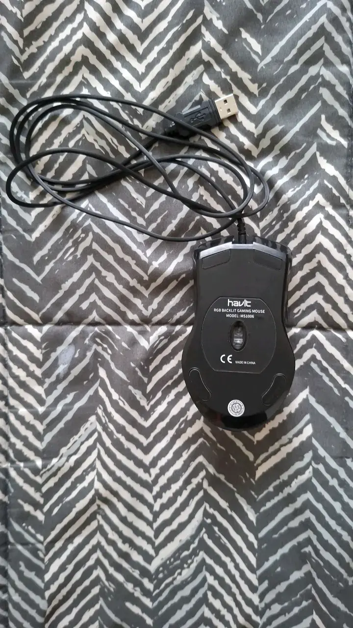 Mouse gamer con cable Havit negro - 3