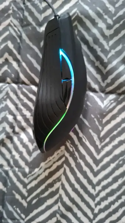 Mouse gamer con cable Havit negro - miniatura 6
