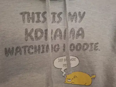 Polerón gris con diseño divertido talla M - miniatura 4