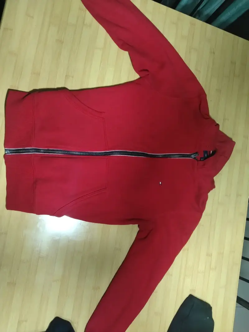 Polerón rojo con capucha Tommy Hilfiger - 1