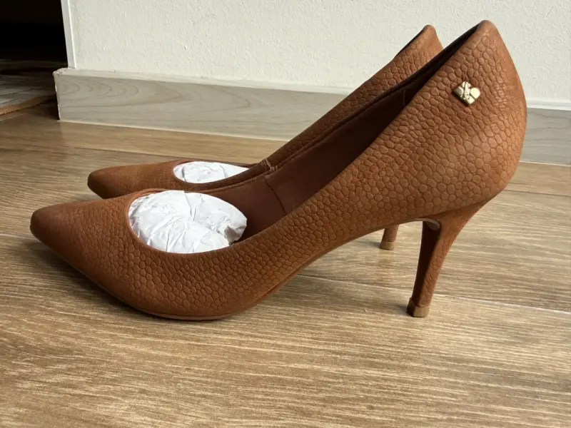 Zapatos de Tacón Bottero Marrón Texturizados - 1