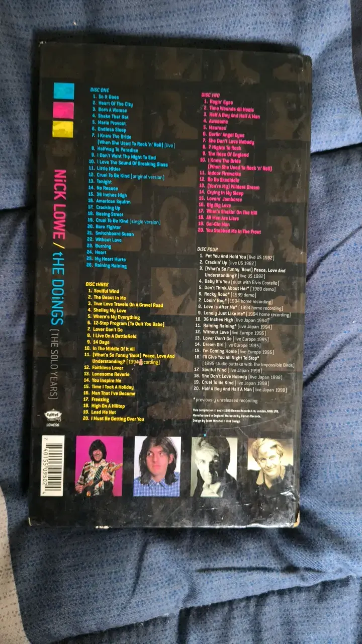 Box set de música Nick Lowe 'The Doings' - 4