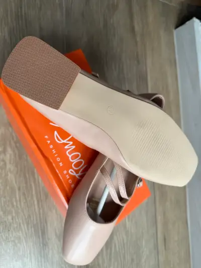 Zapatos de baile nude con correas cruzadas - miniatura 5