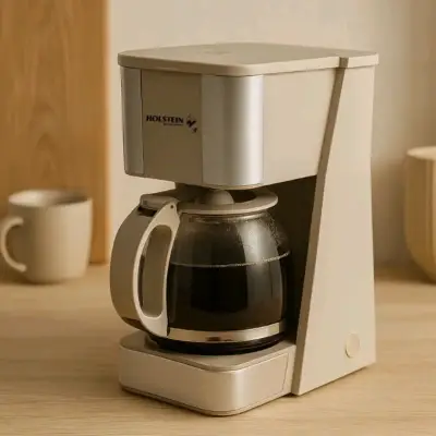 Cafetera Holstein Blanca Compacta - miniatura 2