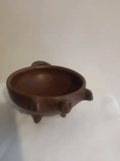 Paila de Greda con Diseño de Cerdito - miniatura 1