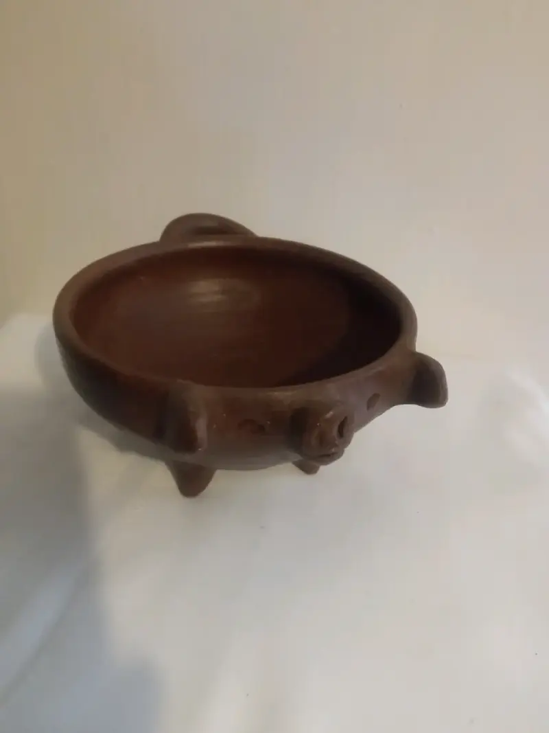 Paila de Greda con Diseño de Cerdito - 2