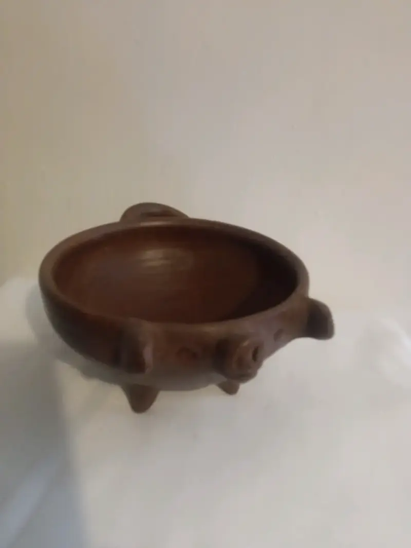 Paila de Greda con Diseño de Cerdito - 3