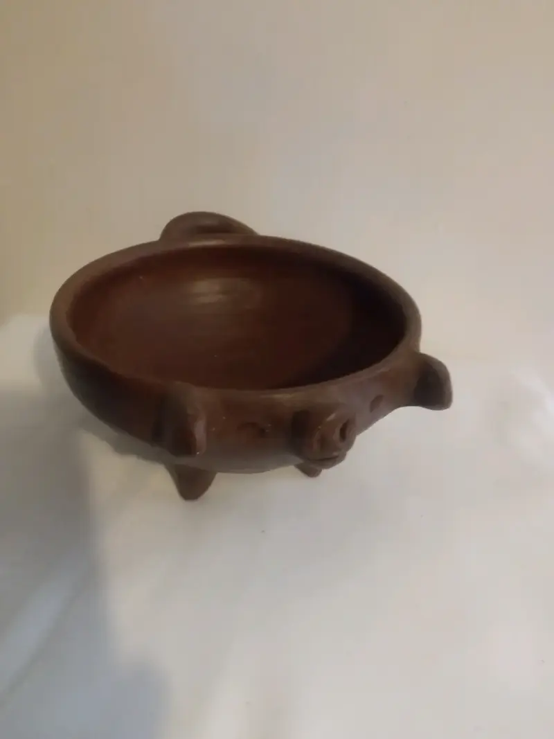 Paila de Greda con Diseño de Cerdito - 5