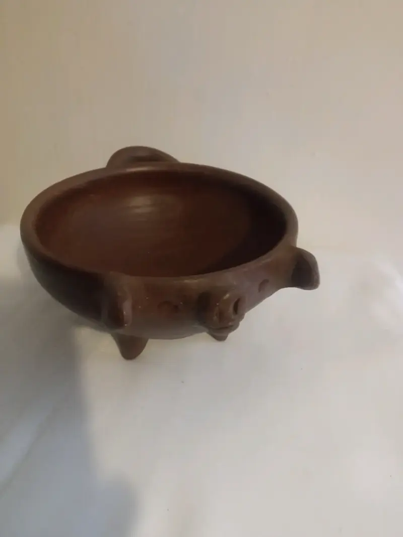 Paila de Greda con Diseño de Cerdito - 6
