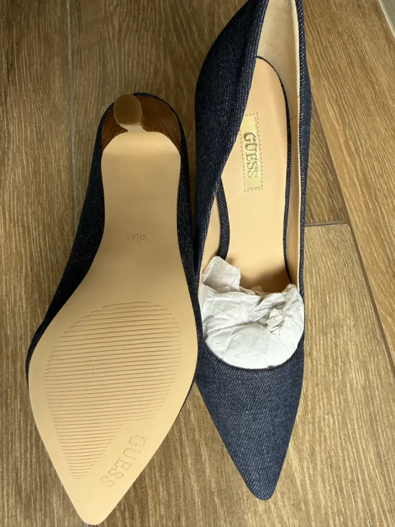 Zapatos de Tacón Azul Guess Elegantes - 6