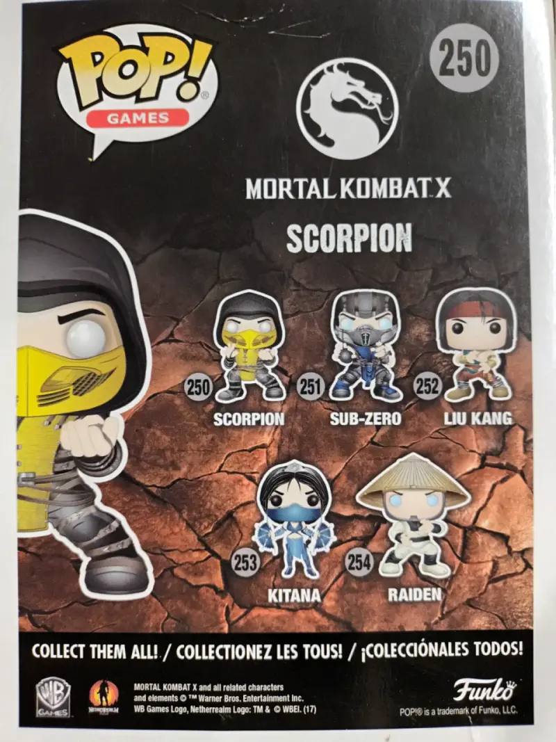 Figura Funko Pop Scorpion Mortal Kombat X - 3