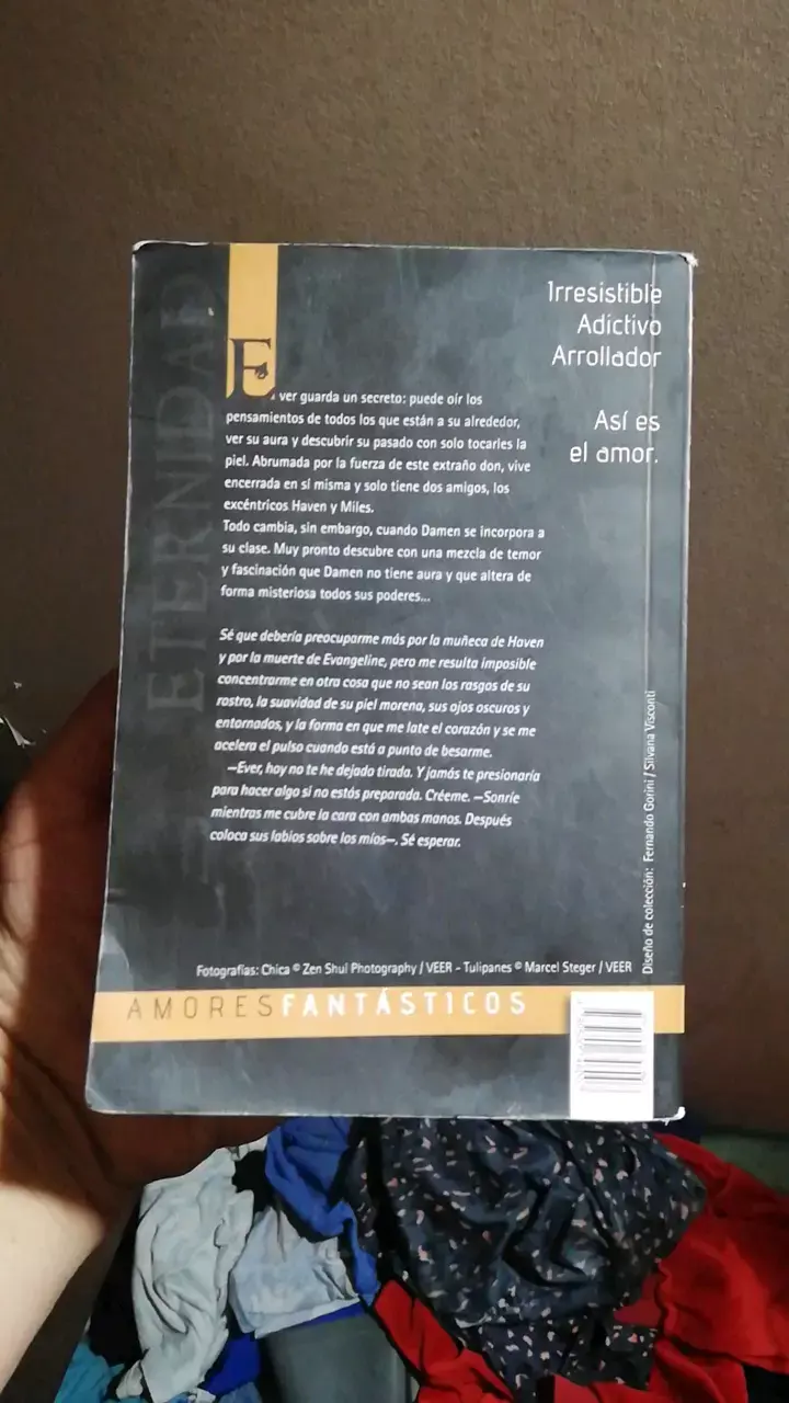 Libro Eternidad de Alyson Noël en buen estado - 2