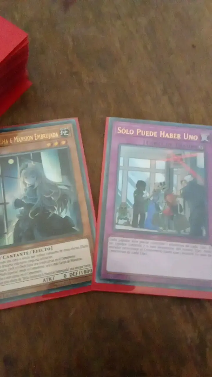 Deck Yugioh con funda + 2 cartas de caja - 2