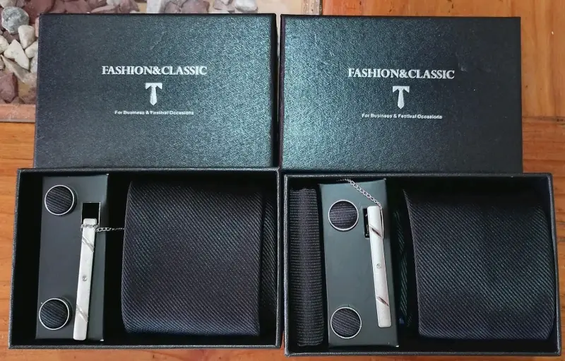 Set de corbata y gemelos Fashion & Classic