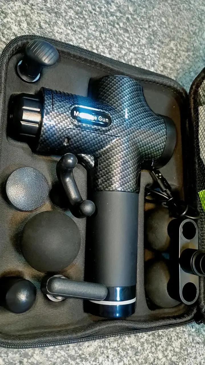 Pistola de Masaje Portátil con Accesorios - 1