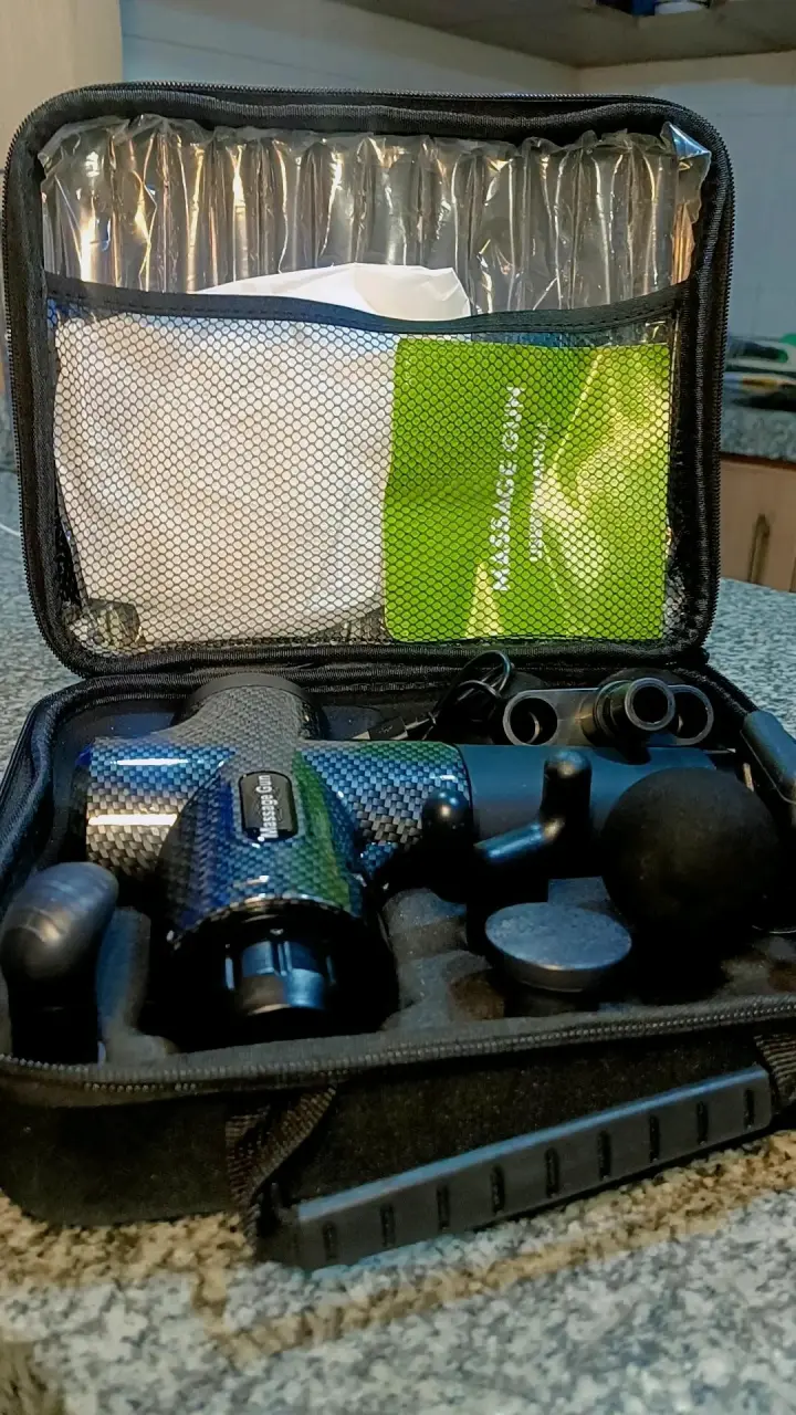 Pistola de Masaje Portátil con Accesorios - 3