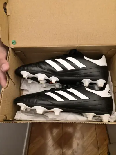 Zapatillas de fútbol Adidas Golettos negras - miniatura 1