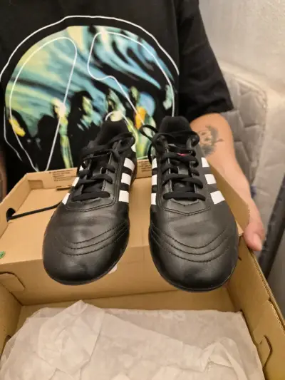 Zapatillas de fútbol Adidas Golettos negras - miniatura 3