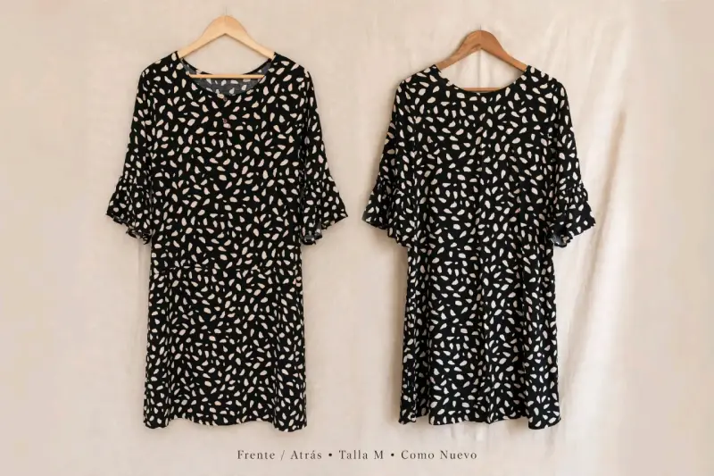 Vestido University estampado talla M como nuevo - 1