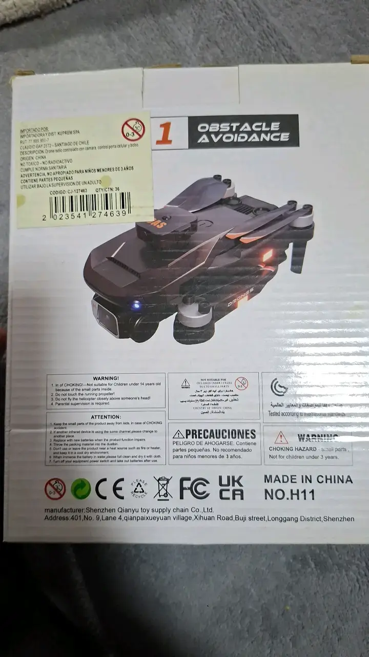 Drone H11 con Cámara HD y Evitación de Obstáculos - 3