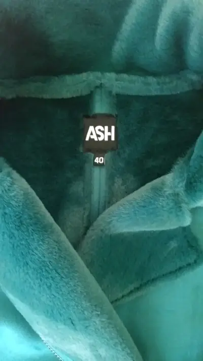 Abrigo de mujer verde ASH talla 40 - miniatura 2