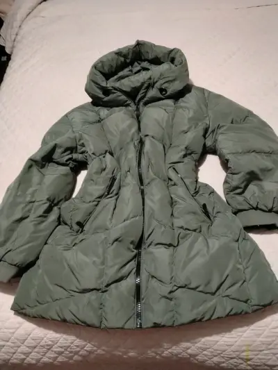 Chaqueta de cuero sintético negra para mujer - miniatura 5