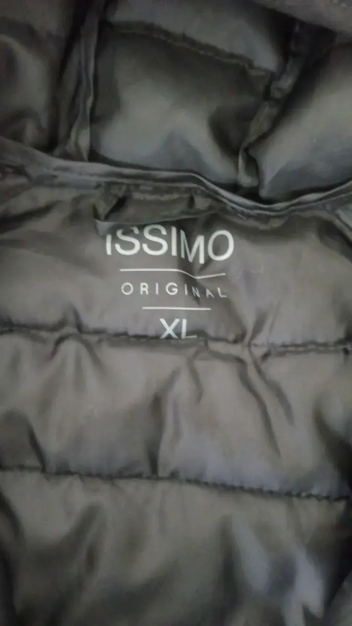 Chaqueta acolchada negra con capucha Issimo XL - 2